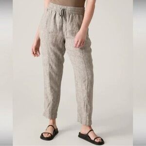 Athleta Retreat High Rise Linen Ankle